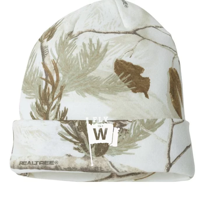 Fly The W Chicago Baseball Winning Flag Kati - 12in Camo Beanie