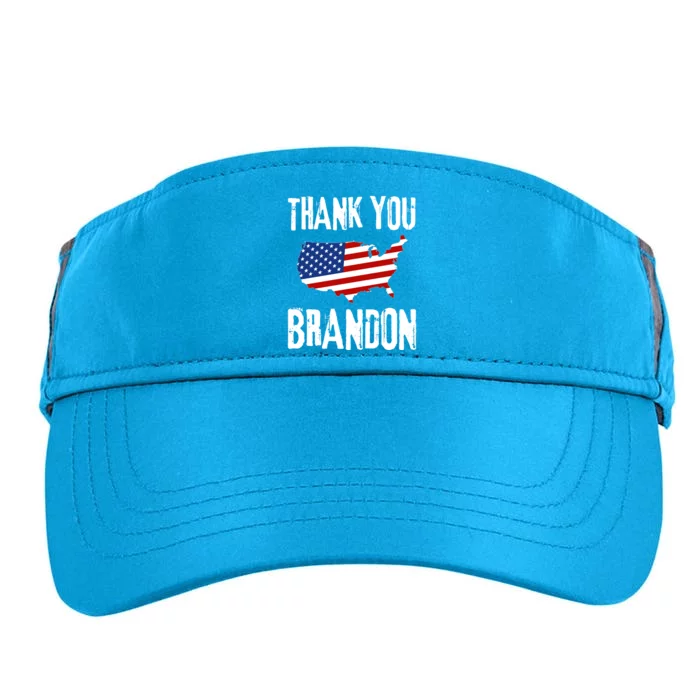 FJB Thank You Brandon Funny Meme Adult Drive Performance Visor