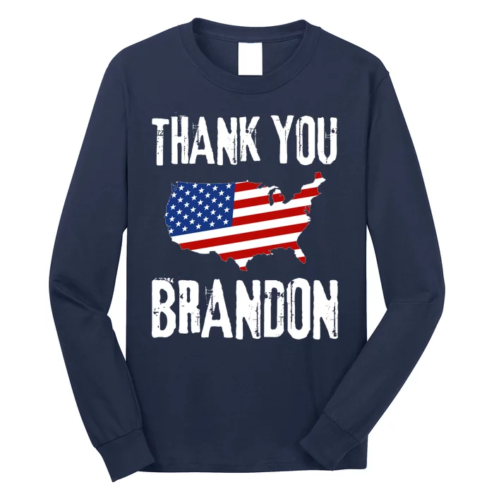 FJB Thank You Brandon Funny Meme Long Sleeve Shirt