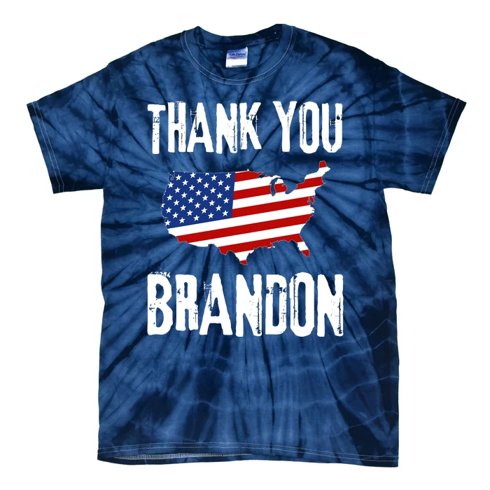 FJB Thank You Brandon Funny Meme Tie-Dye T-Shirt