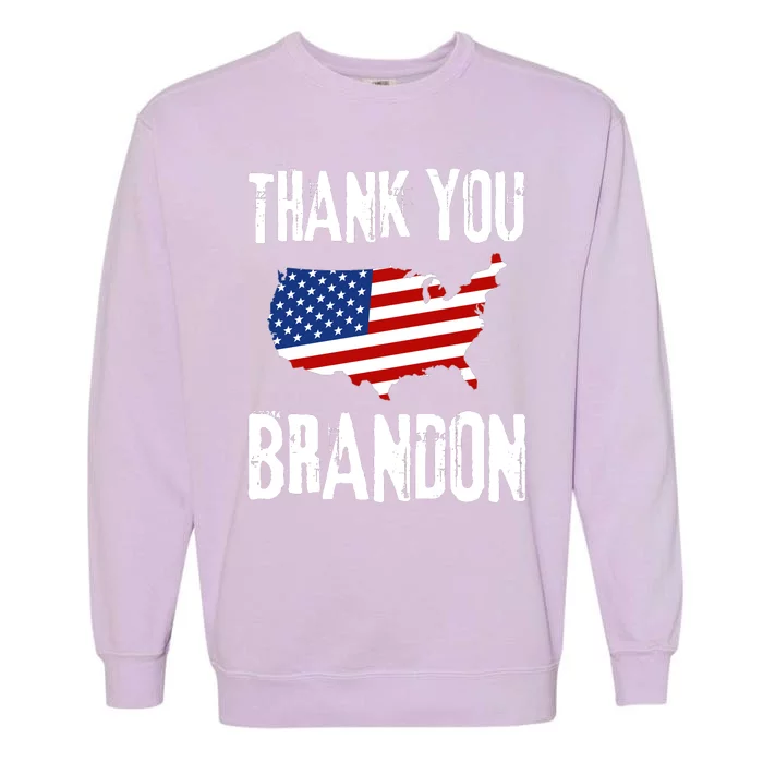 FJB Thank You Brandon Funny Meme Garment-Dyed Sweatshirt