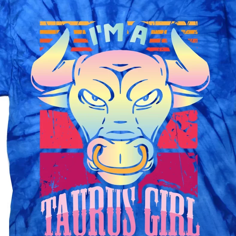 Funny Taurus Zodiac Sign Horoscope Astrology Cool Gift Tie-Dye T-Shirt