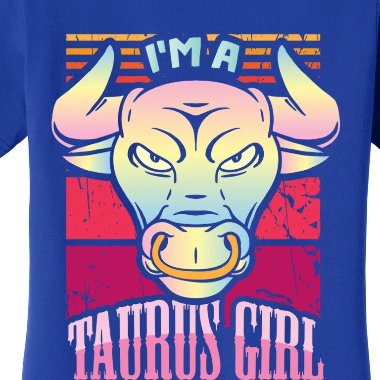 Funny Taurus Zodiac Sign Horoscope Astrology Cool Gift Women's T-Shirt