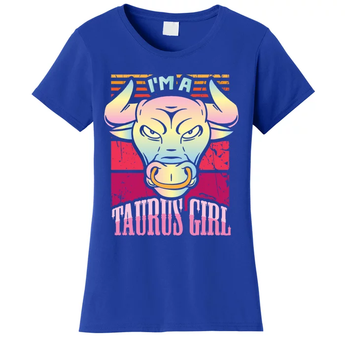 Funny Taurus Zodiac Sign Horoscope Astrology Cool Gift Women's T-Shirt