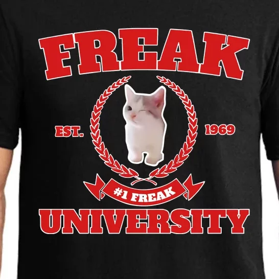 Freak University #1 Freak Cat Est 1969 Pajama Set