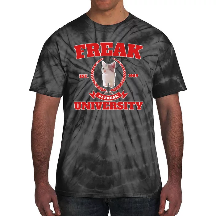 Freak University #1 Freak Cat Est 1969 Tie-Dye T-Shirt