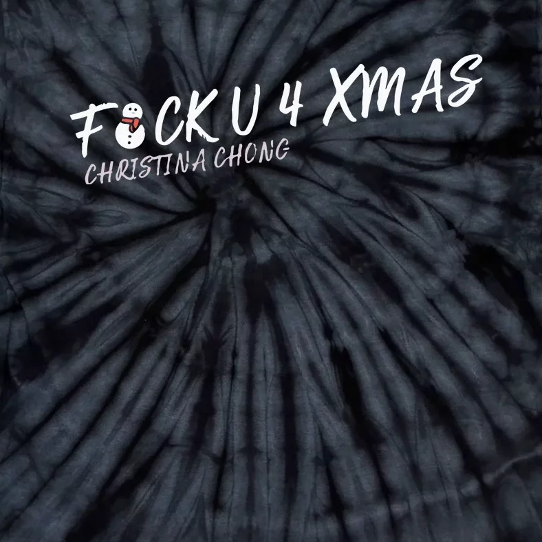 Fuck U 4 Xmas Christina Chong Tie-Dye T-Shirt