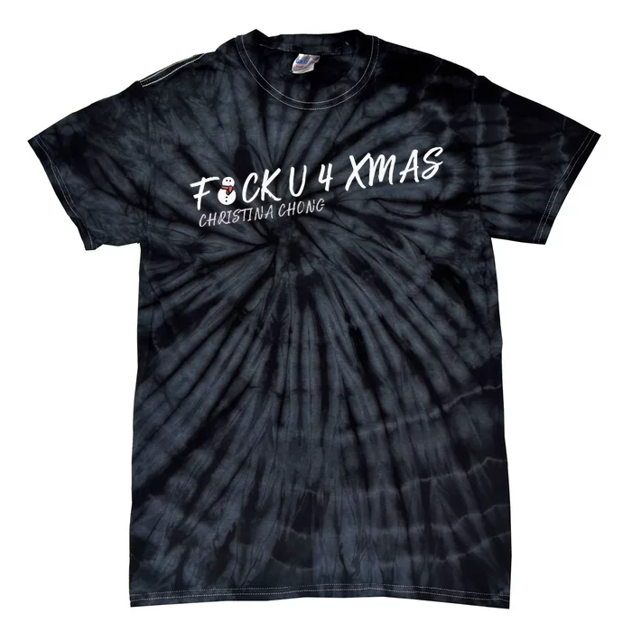 Fuck U 4 Xmas Christina Chong Tie-Dye T-Shirt