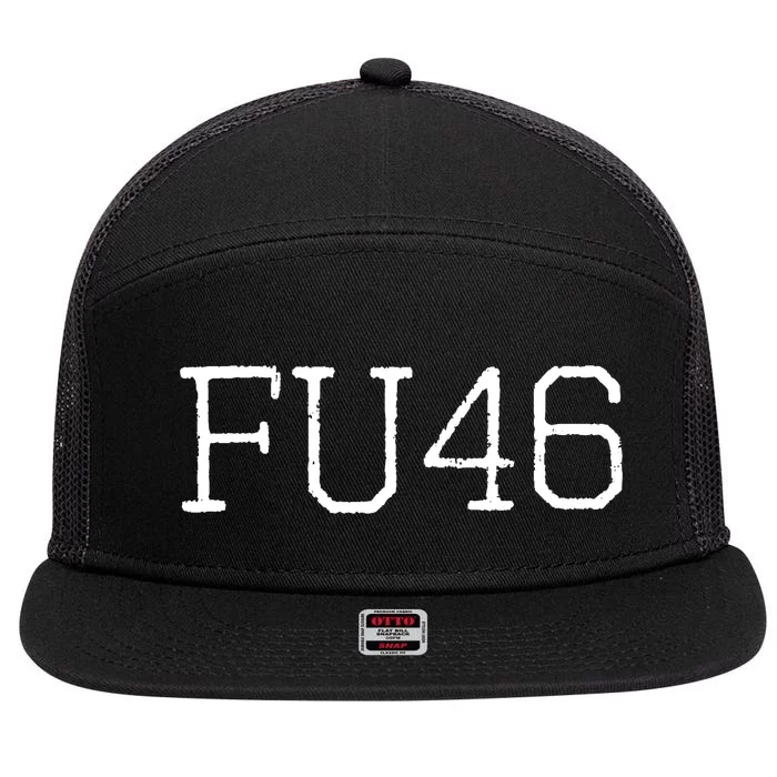 FU46 Anti Joe Biden 7 Panel Mesh Trucker Snapback Hat