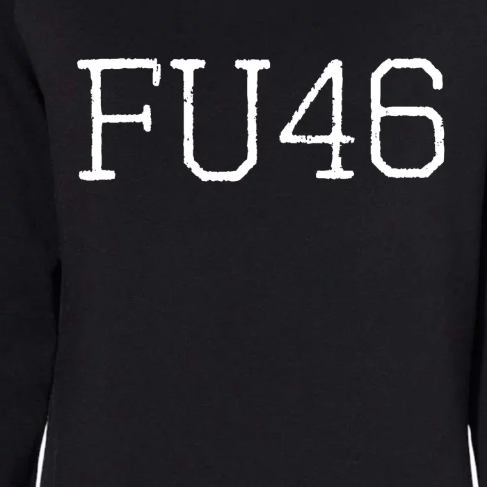 FU46 Anti Joe Biden Womens California Wash Sweatshirt