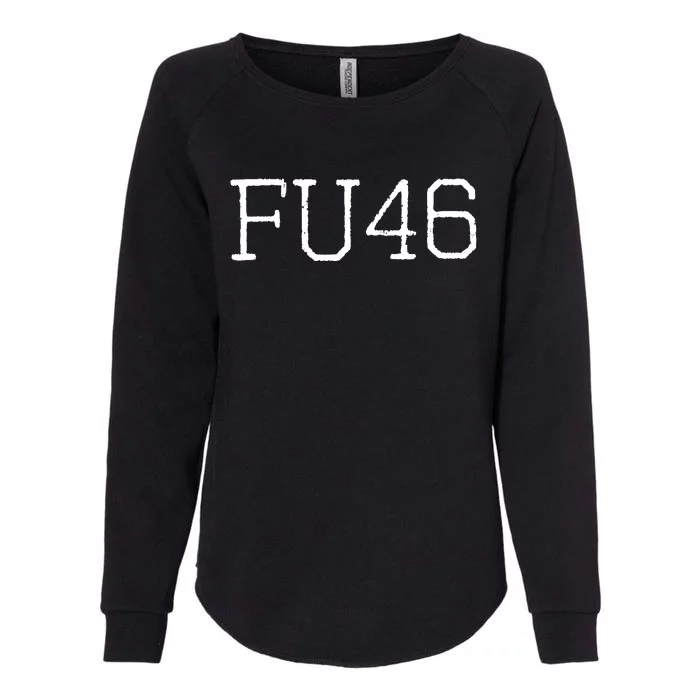 FU46 Anti Joe Biden Womens California Wash Sweatshirt