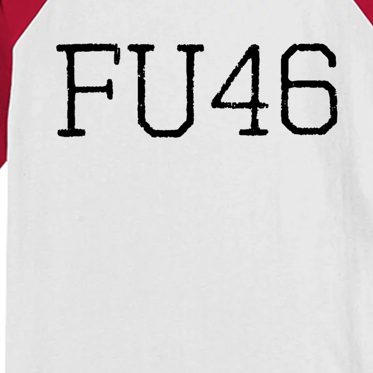 FU46 Anti Joe Biden Kids Colorblock Raglan Jersey