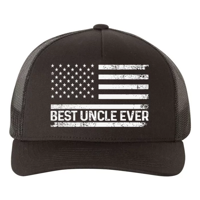 Funny Uncle Art For Uncle Best Uncle Ever US Flag Lover Yupoong Adult 5-Panel Trucker Hat