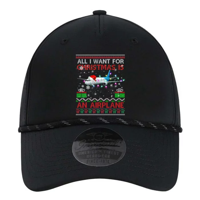 Funny Ugly All I Want For Christmas Is A Airplane Great Gift Performance The Dyno Cap