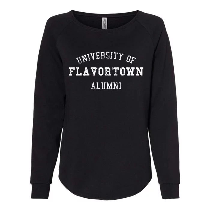 Flavortown University Alumni American Food Funny Foodie Womens California Wash Sweatshirt