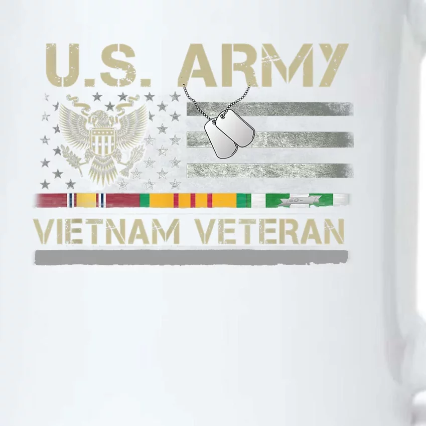 Funny US Army Vietnam Veteran USA Flag A Great Gift For Veteran Vietnam Army Black Color Changing Mug