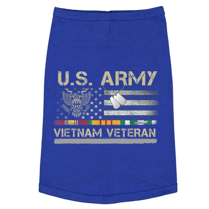 Funny US Army Vietnam Veteran USA Flag A Great Gift For Veteran Vietnam Army Doggie Tank