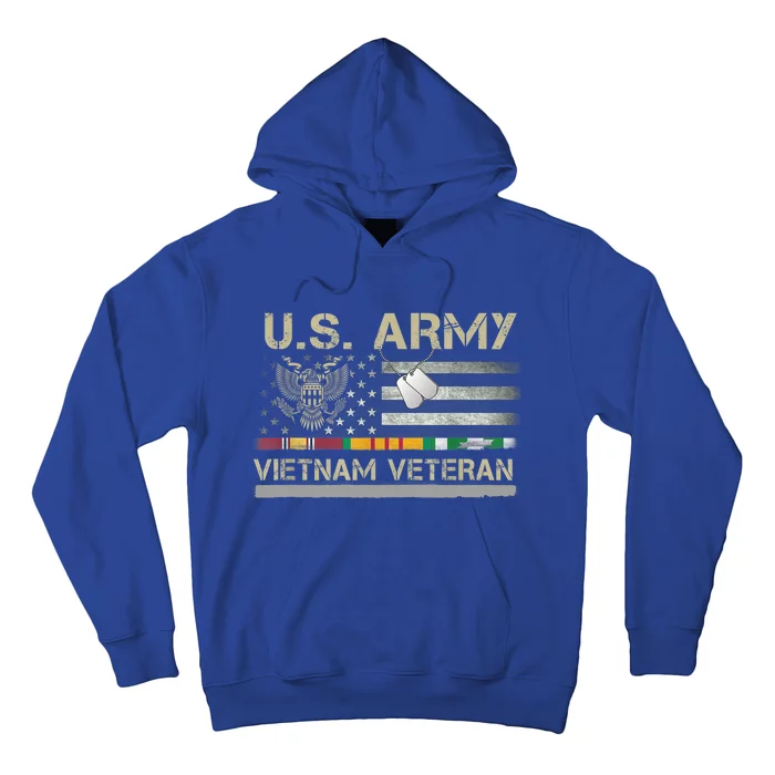 Funny US Army Vietnam Veteran USA Flag A Great Gift For Veteran Vietnam Army Hoodie