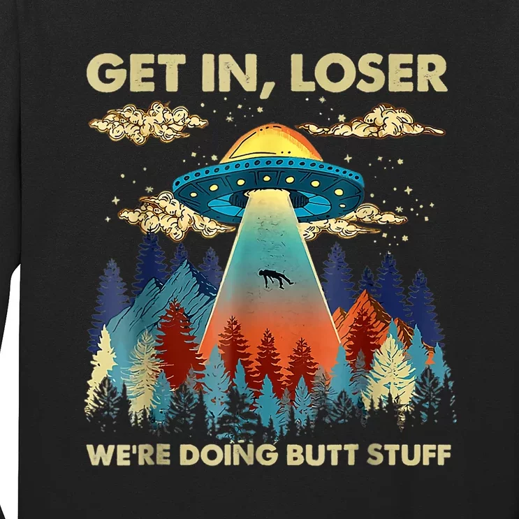 Funny UFO Alien Abduction Long Sleeve Shirt