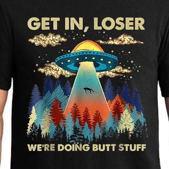 Funny UFO Alien Abduction Pajama Set