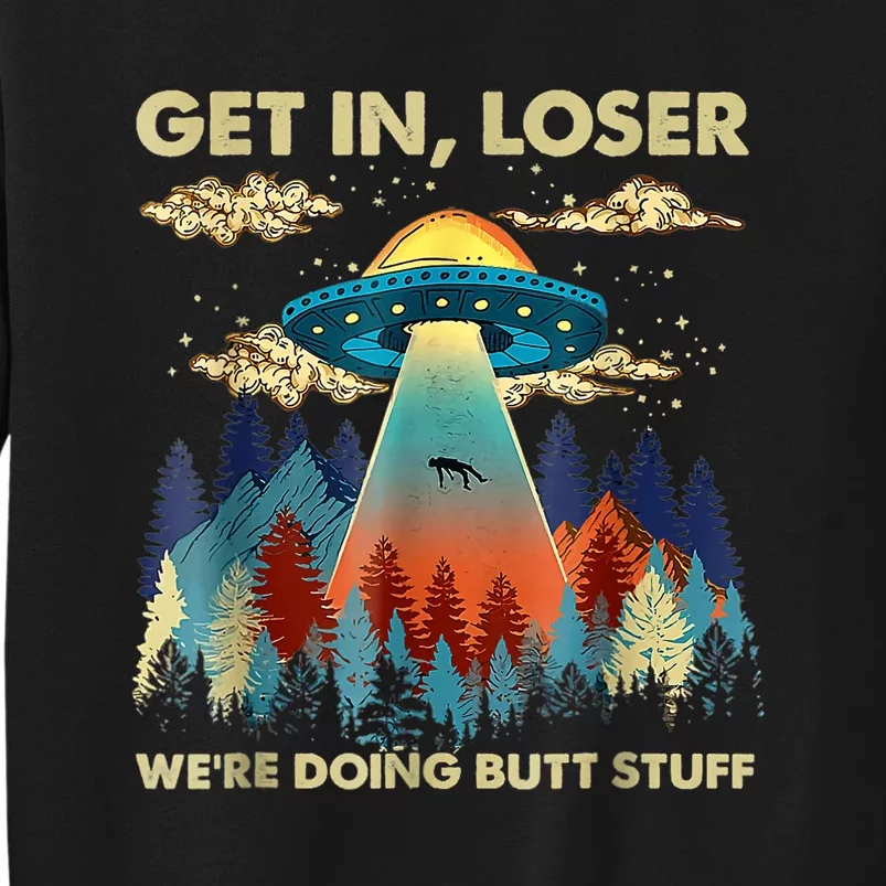 Funny UFO Alien Abduction Tall Sweatshirt