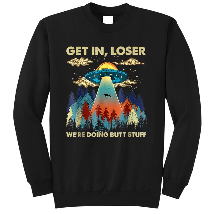 Funny UFO Alien Abduction Tall Sweatshirt