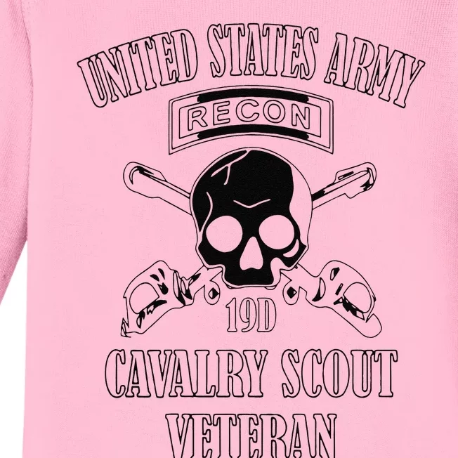 Funny U.S. Army Cavalry Scout Veteran Baby Long Sleeve Bodysuit