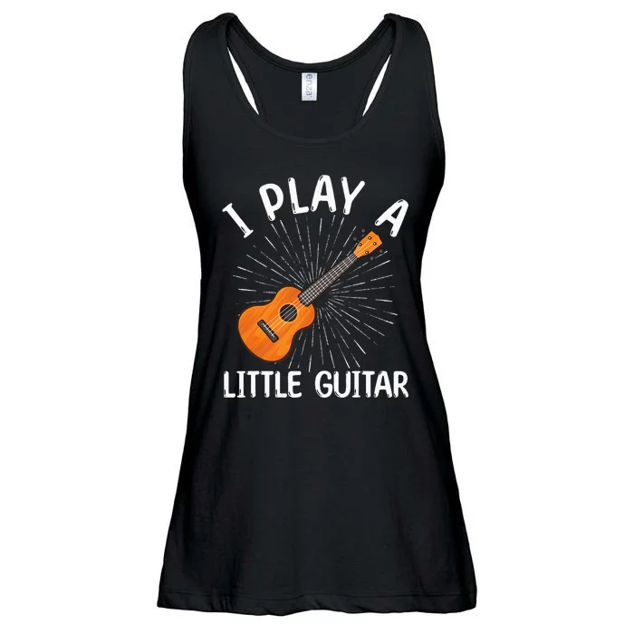 Funny Ukulele Art Guitar Ukulele Player Ladies Essential Flowy Tank