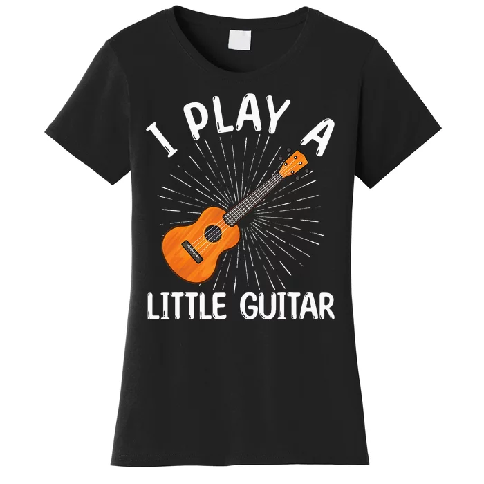 Funny Ukulele Art Guitar Ukulele Player Women's T-Shirt