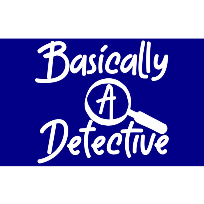 Fun Unique Basically A Detective For True Crime Lovers Great Gift Bumper Sticker