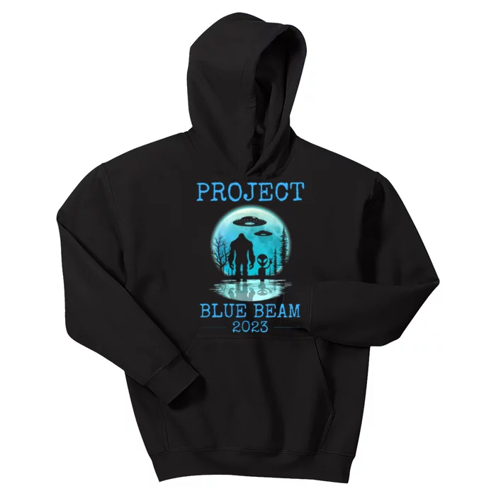 Funny UFO Balloon China Alien Project Blue Beam Kids Hoodie