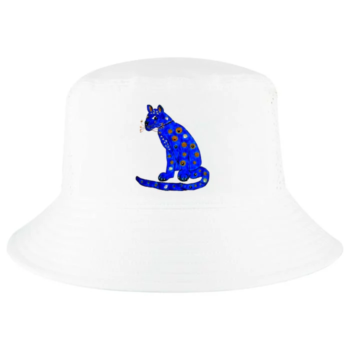 Funny Ugly Blue Cat Gift Idea For Fan Lover Cool Comfort Performance Bucket Hat