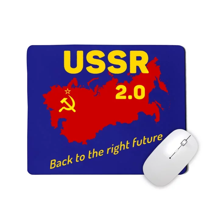 Funny Ussr Cool Gift Retro Soviet Union Map Cccp 2 0 Red Meme Cute Gift Mousepad