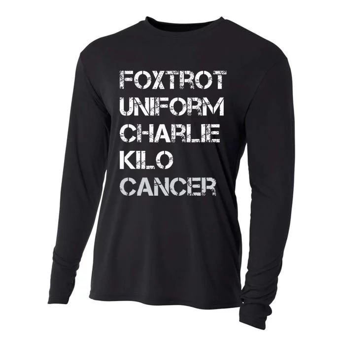 Foxtrot Uniform Charlie Kilo Fuck Lung Cancer Cooling Performance Long Sleeve Crew