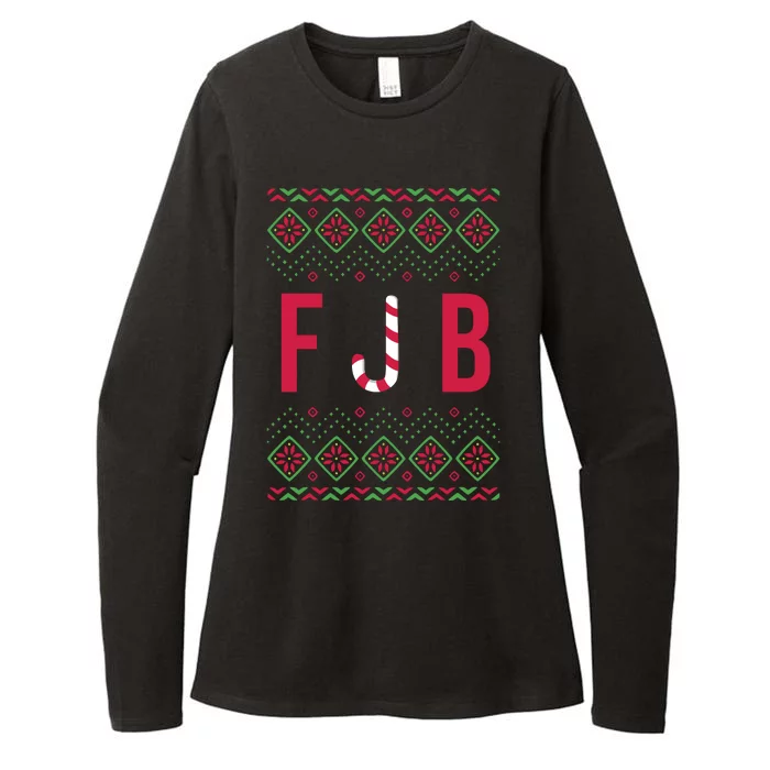 FJB Ugly Christmas Sweater Womens CVC Long Sleeve Shirt