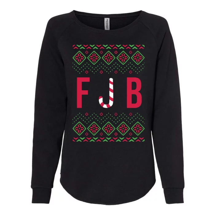 FJB Ugly Christmas Sweater Womens California Wash Sweatshirt