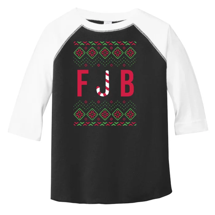 FJB Ugly Christmas Sweater Toddler Fine Jersey T-Shirt