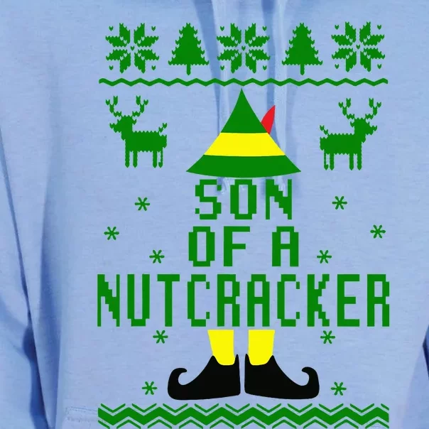 Funny Ugly Christmas Sweater Son Of A Nutcracker Unisex Surf Hoodie