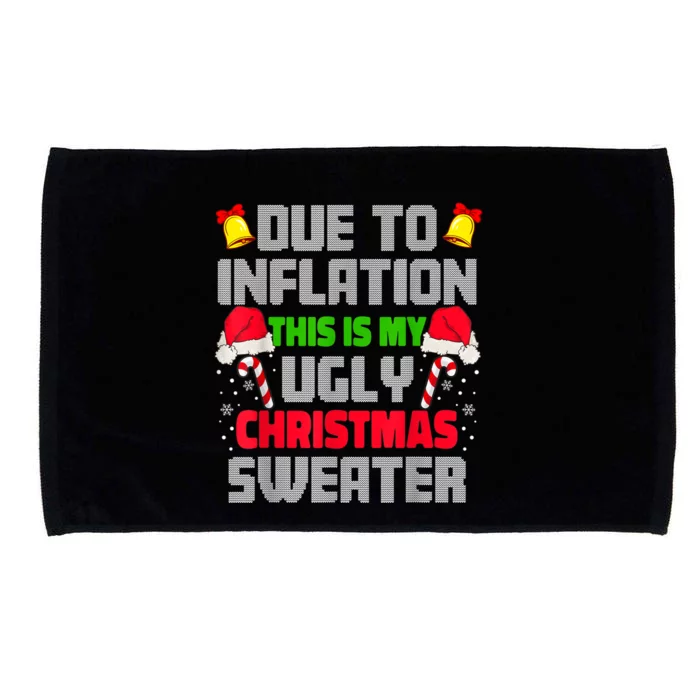 Funny Ugly Christmas Sweaters Shirt Santa Xmas Microfiber Hand Towel