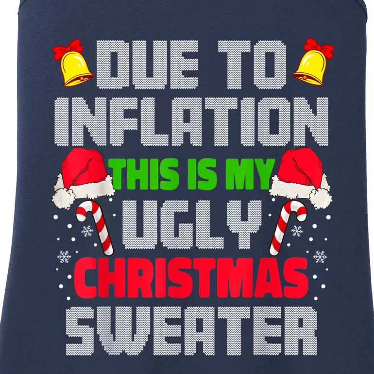 Funny Ugly Christmas Sweaters Shirt Santa Xmas Ladies Essential Tank