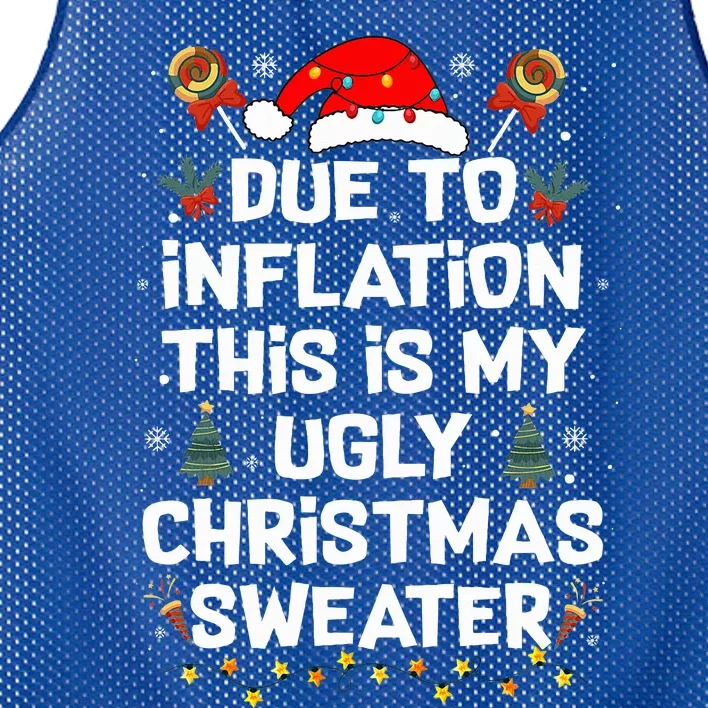 Funny Ugly Christmas Sweater  Couples Matching Xmas Mesh Reversible Basketball Jersey Tank