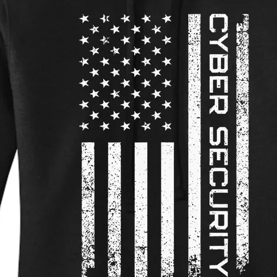 Funny Usa Cyber Security Art Anti Malware Geek Women's Pullover Hoodie