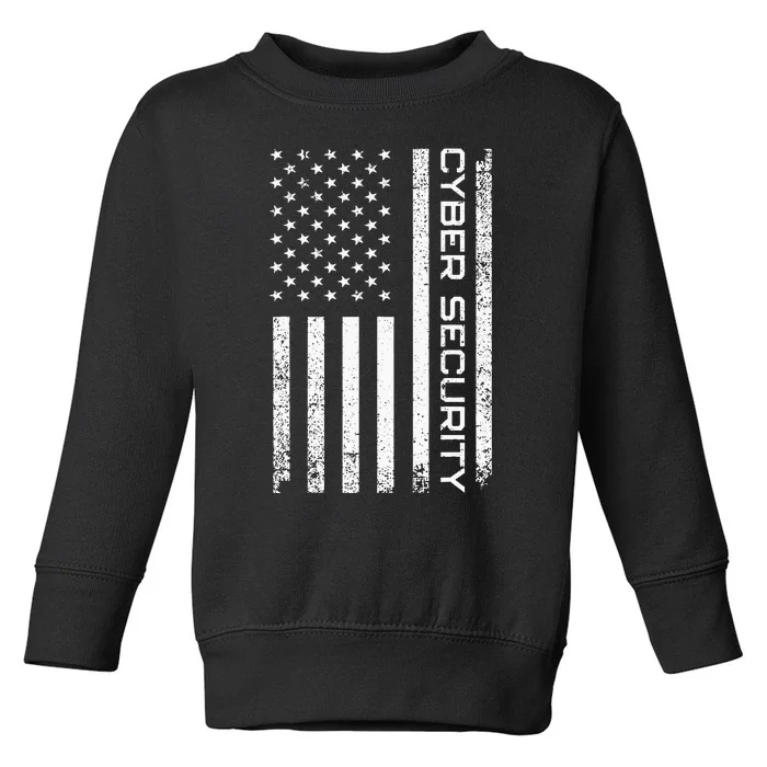 Funny Usa Cyber Security Art Anti Malware Geek Toddler Sweatshirt