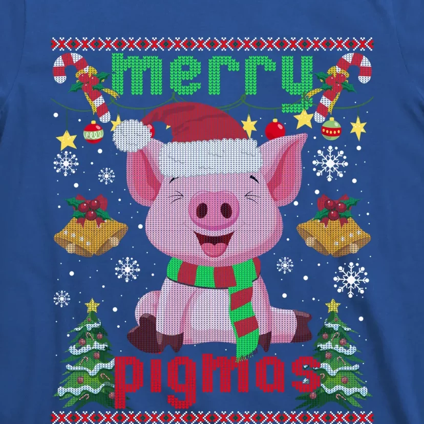 Funny Ugly Christmas Merry Pigmas Gift T-Shirt