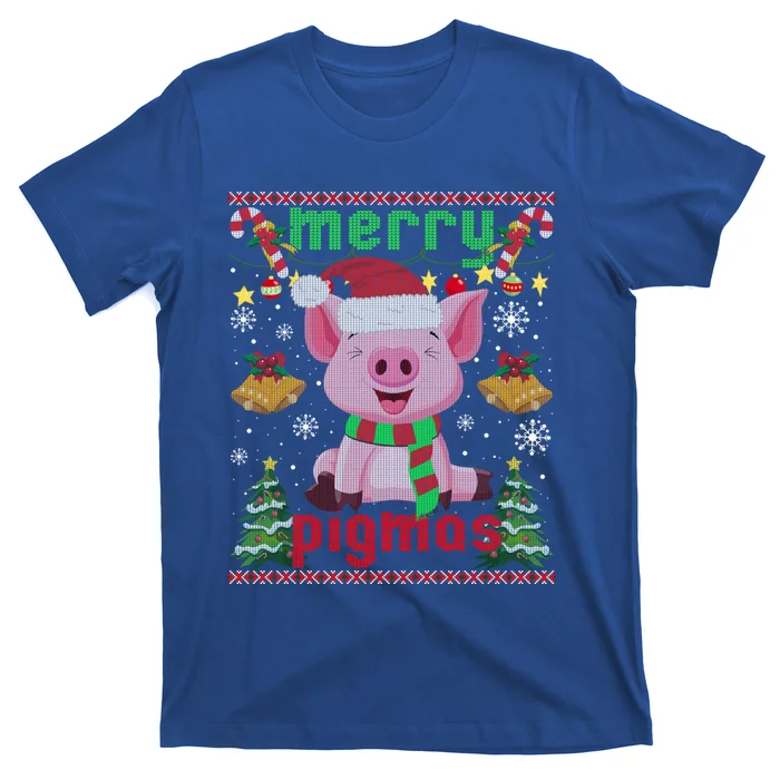 Funny Ugly Christmas Merry Pigmas Gift T-Shirt