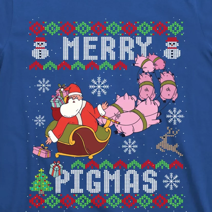 Funny Ugly Christmas Merry Pigmas Gift T-Shirt