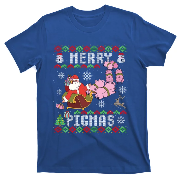 Funny Ugly Christmas Merry Pigmas Gift T-Shirt