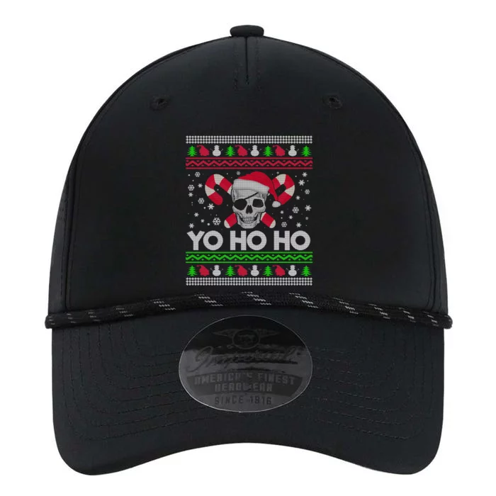 Funny Ugly Christmas Santa Pirate Yo Ho Ho Gift Performance The Dyno Cap