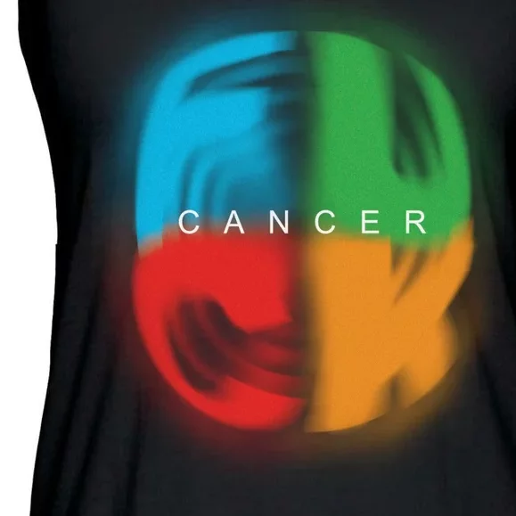 Fuck All Cancer Ladies Essential Flowy Tank