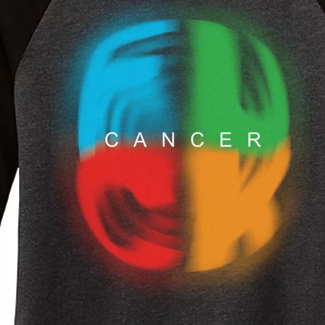 Fuck All Cancer Women's Tri-Blend 3/4-Sleeve Raglan Shirt